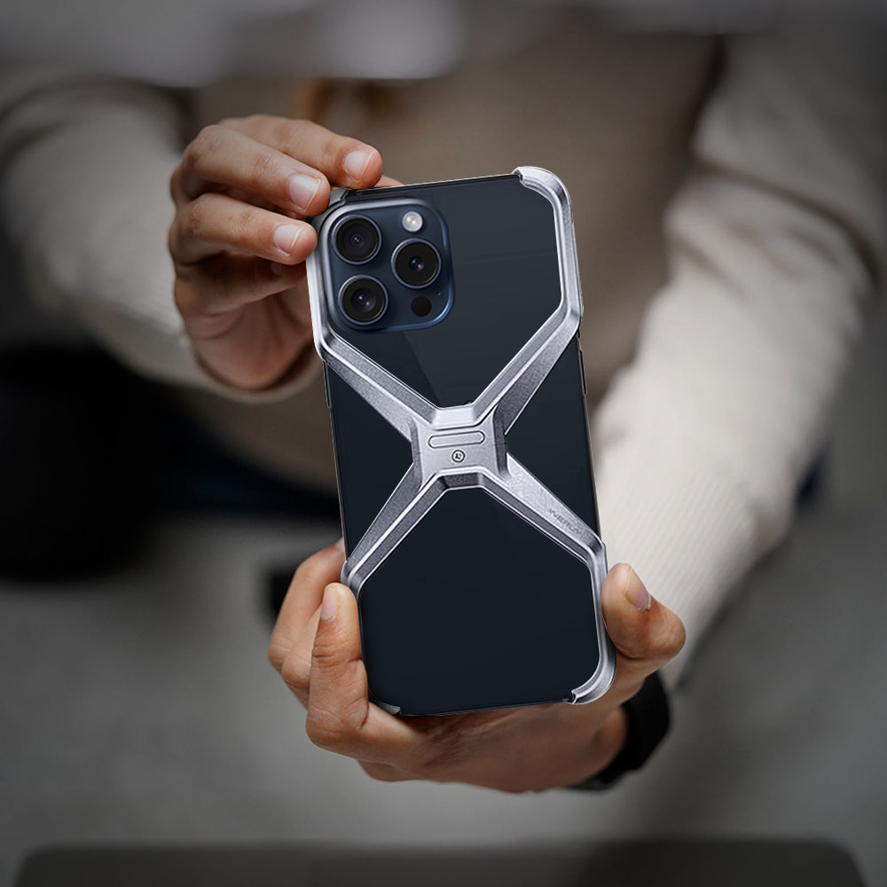 Protective Armored Aluminum Silver iPhone Case – Bingo - Image 3