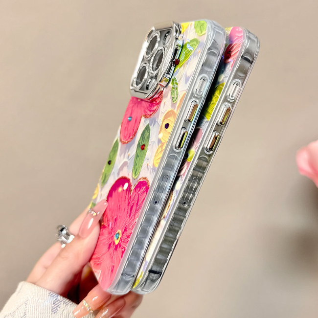Trendy Floral Fashion Design Pink iPhone Case – Juliet - Image 9