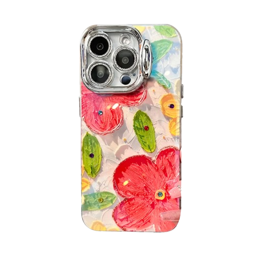 Trendy Floral Fashion Design Pink iPhone Case – Juliet - Image 2