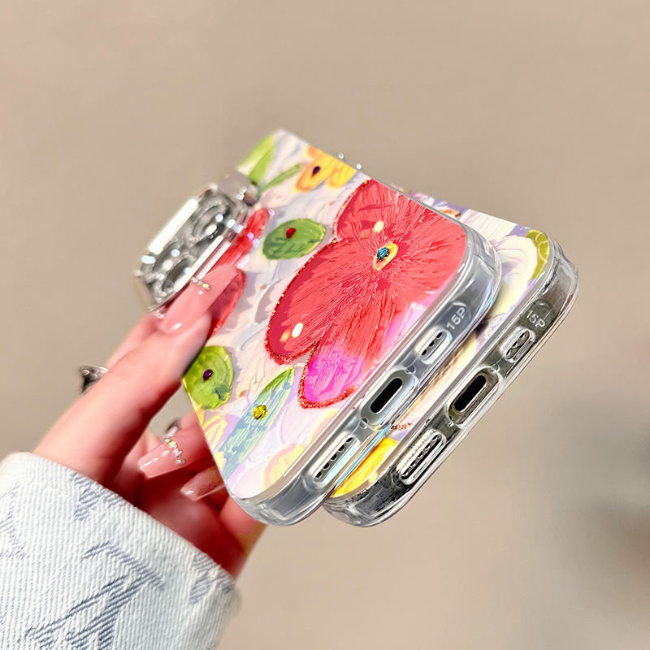 Trendy Floral Fashion Design Pink iPhone Case – Juliet - Image 7