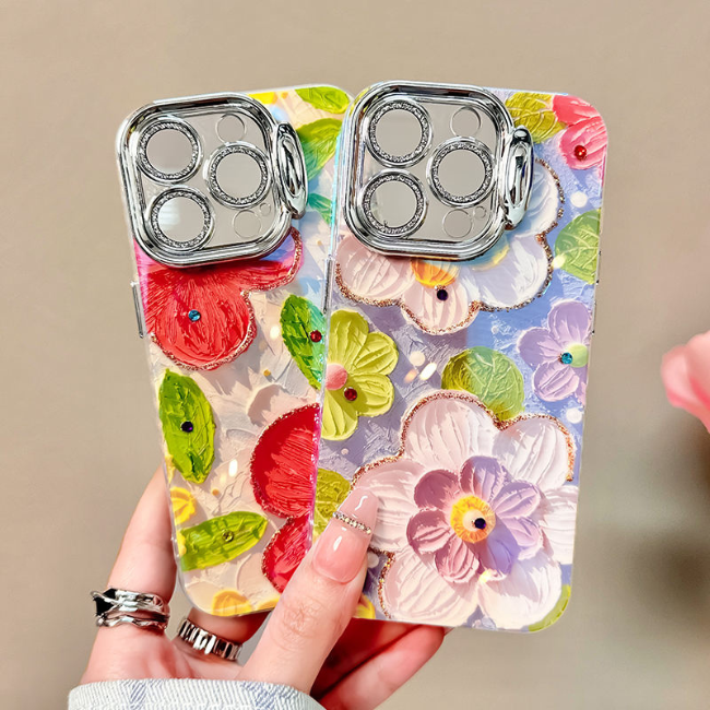 Trendy Floral Fashion Design Pink iPhone Case – Juliet - Image 6