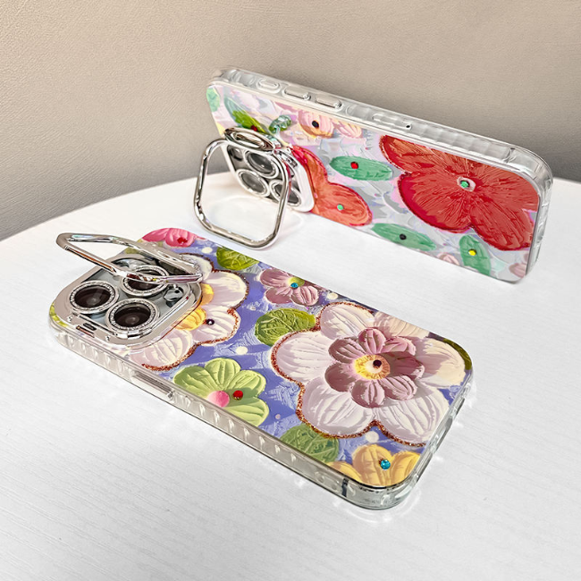 Trendy Floral Fashion Design Pink iPhone Case – Juliet - Image 5