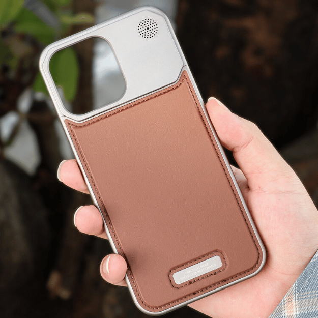 Luxury Fragrance Leather Rimless Silver iPhone Case – Ronaldo - Image 8