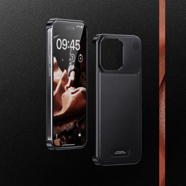 Luxury Fragrance Leather Rimless Silver iPhone Case – Ronaldo - Image 11