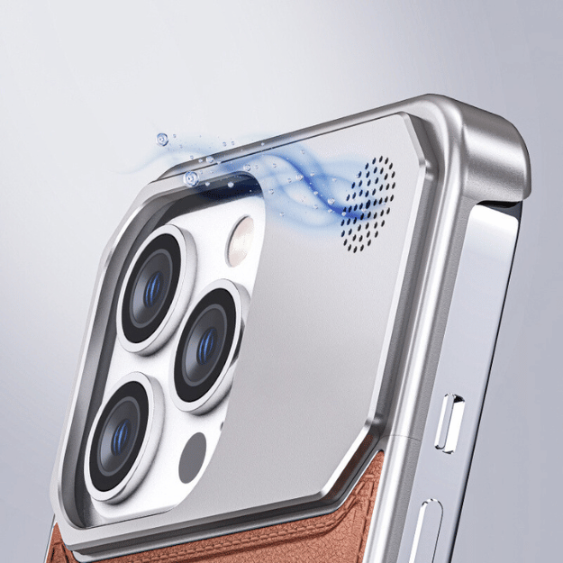 Luxury Fragrance Leather Rimless Silver iPhone Case – Ronaldo - Image 9