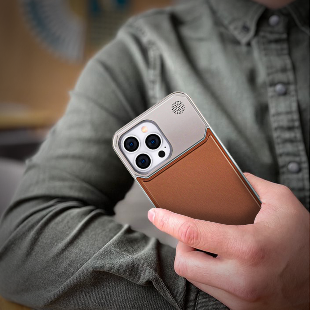 Luxury Fragrance Leather Rimless Silver iPhone Case – Ronaldo - Image 7