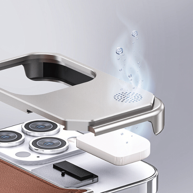 Luxury Fragrance Leather Rimless Silver iPhone Case – Ronaldo - Image 4