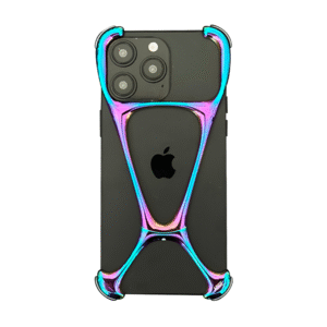 Stylish Frameless Metal Multi Color iPhone Case - Zurich
