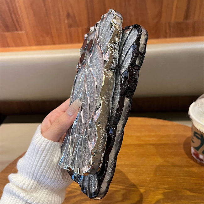 Stylish Pink Glitter iPhone Case with Electroplated Shine – Slim Shockproof Cover (Lucy) - Image 3