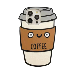 Trendy Cup Style Waterproof iPhone Case - Coffee