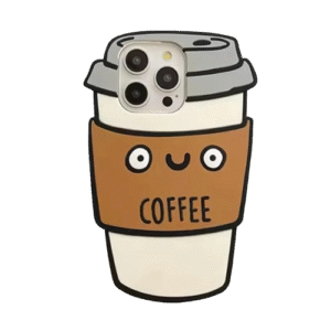 Case and Cover iPhone 16 Brown Back View Coffee Aqvica in India