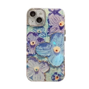 Case and Cover iPhone 16, 16 Plus, 16 Pro, 16 Pro Max Diamond Blue Back View Eliza Aqvica in India