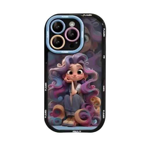 Premium Princess Cartoon iPhone Case – Emma | Cute Shockproof Protective Cover - Image 2