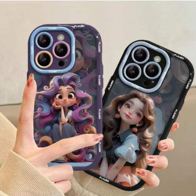 Premium Princess Cartoon iPhone Case – Emma | Cute Shockproof Protective Cover - Image 9
