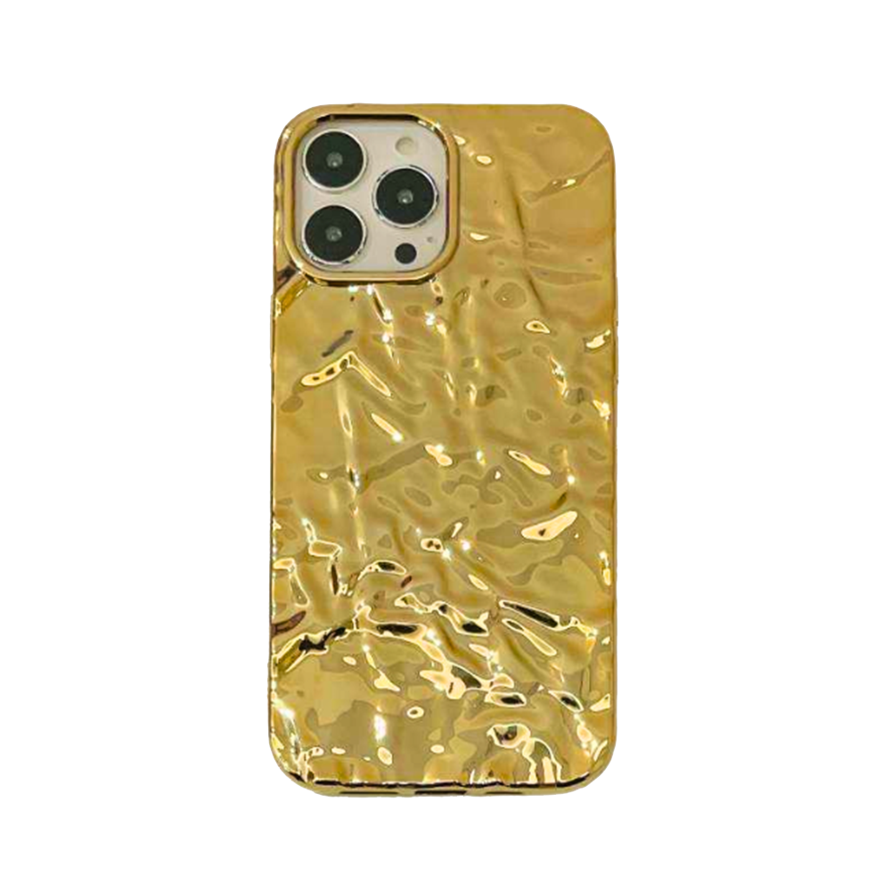 Premium Golden Shine Design Gold iPhone Case – Goldie