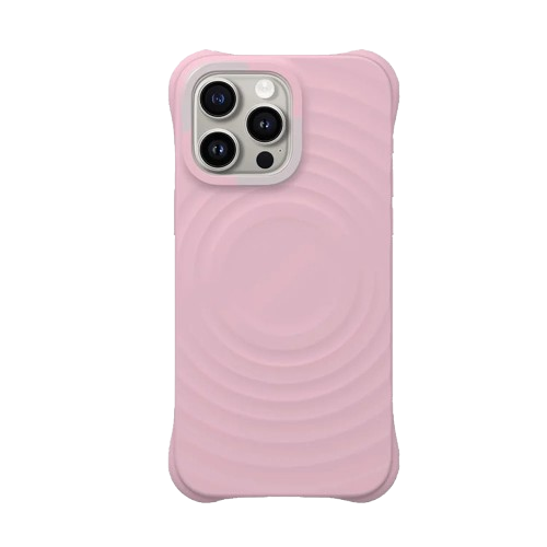 Case and Cover iPhone 16, 16 Plus, 16 Pro, 16 Pro Max Pink Back View Heart Aqvica in India