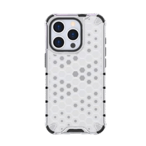 Case and Cover iPhone 16 Transparent Back View Honeycomb Aqvica in India