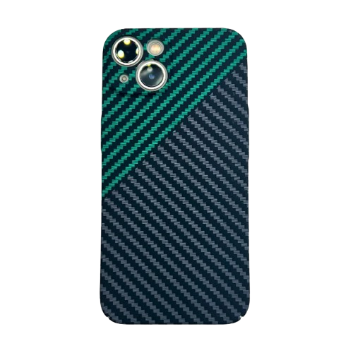 Case and Cover iPhone 15, 15 Plus, 15 Pro, 15 Pro Max Green and Black Back View Jade Aqvica in India