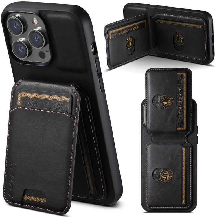 Premium Leather Wallet Cardholder Brown iPhone Case – Rush - Image 9