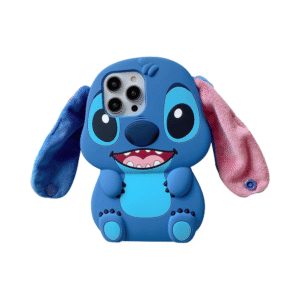 Adorable 3D Stitch Silicone Blue iPhone Case – Roxy