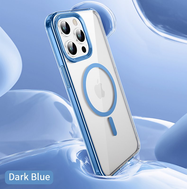 Airbag Shockproof iPhone Case with Drop Protection & Clear Back – Blue – Rio - Image 7