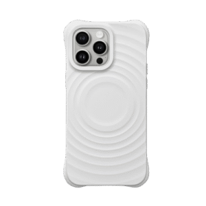 Case and Cover iPhone 16 White Back View Snow Aqvica in India