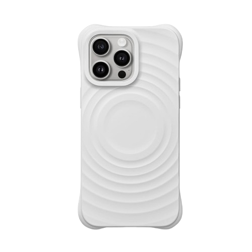 Case and Cover iPhone 16 White Back View Snow Aqvica in India
