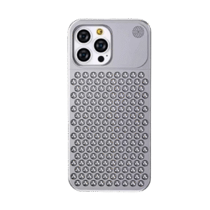 Case and Cover iPhone 16, 16E, 16 Plus, 16 Pro, 16 Pro Max Silver Back View Tesla Aqvica in India