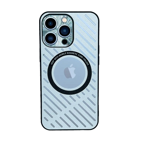 Case and Cover iPhone 12 Pro Max Silver Hollow Heat Dissipation Ozone Aqvica in India