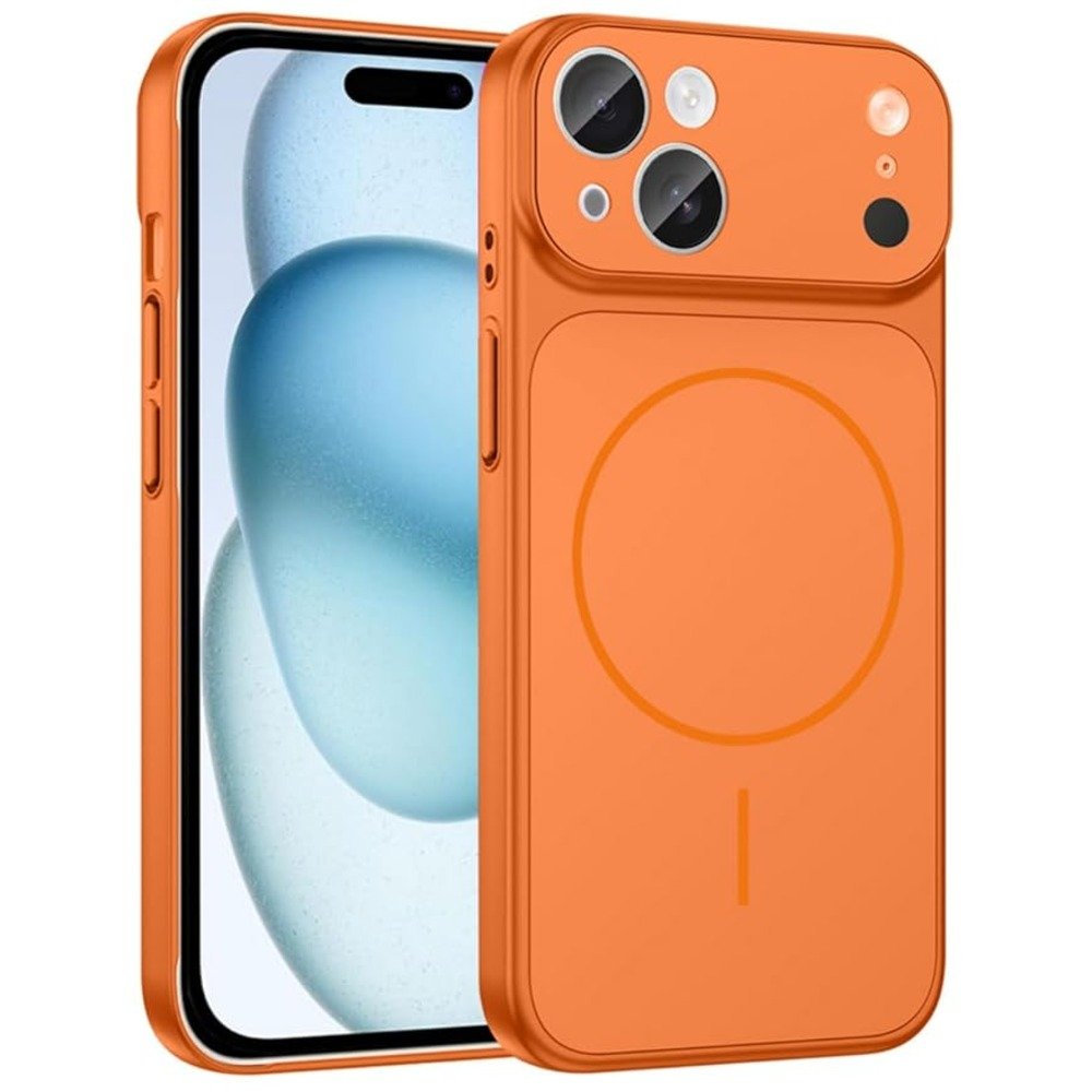 Ronix Case for iPhone 17 – Premium MagSafe Compatible Protective Cover (Orange)